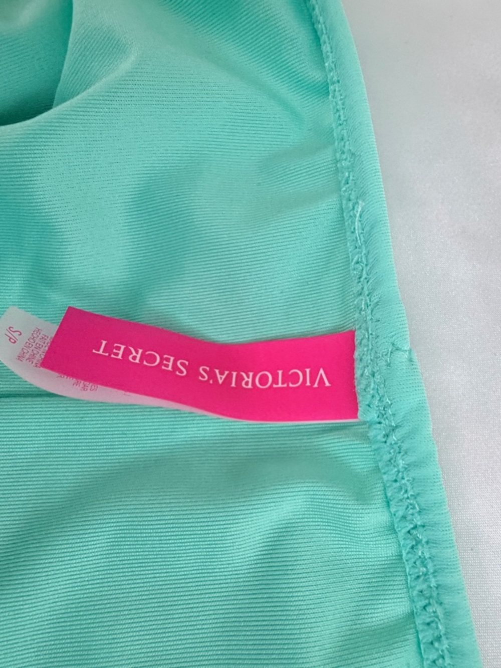 Victoria’s Secret Mint Green Ruched Bikini Bottom Size:Small - Picture 4 of 5